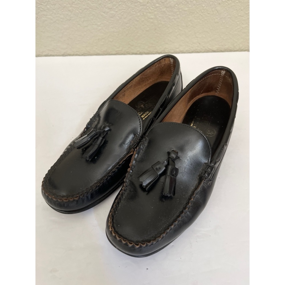 Sebago Black Leather Tassel Loafers Women’s Size 7